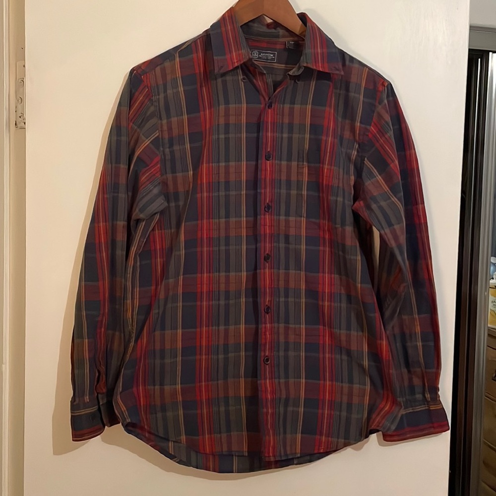 Plaid button down